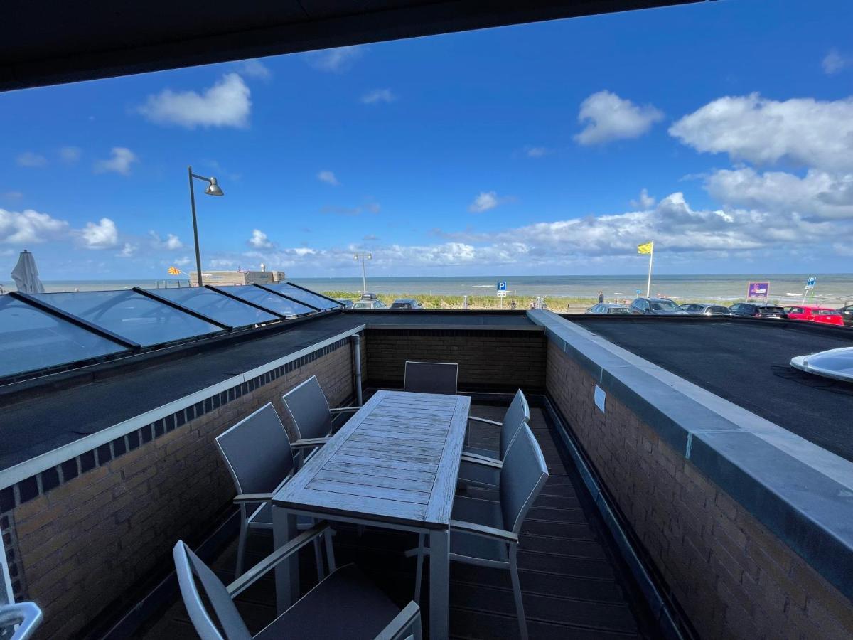 De Trintel Op 1E Verdieping Met Ruim Terras En Zeezicht 海边的艾格蒙特 外观 照片
